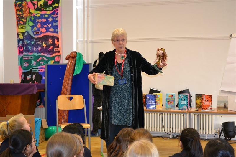 Award-winning children’s author tells tales at the Junior School