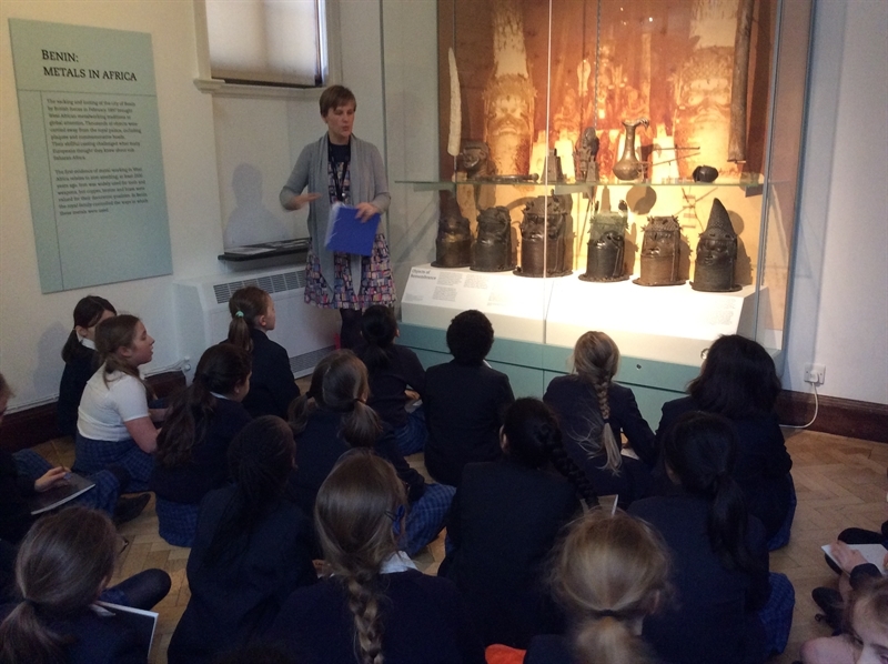 Year 5 discover more about mask-making at the Museum of Archaeology and Anthropology