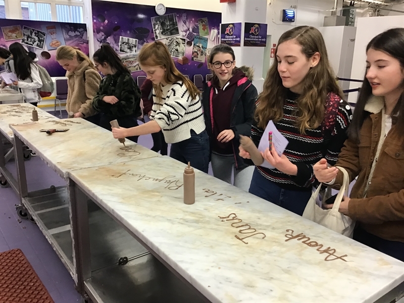 Year 8 enter the world of chocolate making at Cadbury World