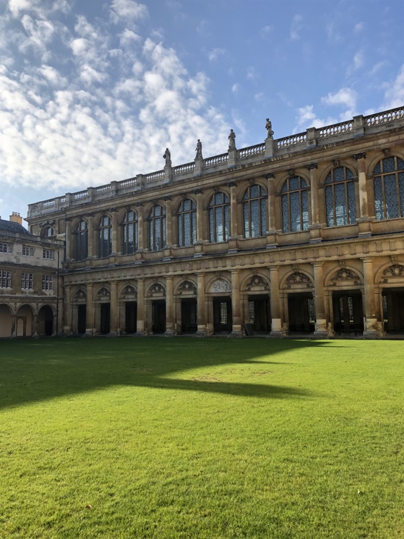 Students enjoy private tour of the Wren Library
