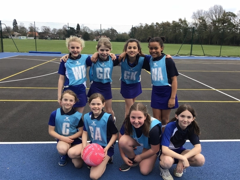 Year 5 triumph in netball tournament hosted at St Faith's