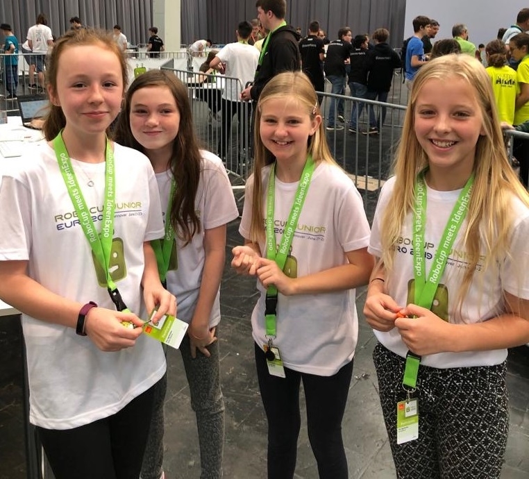 Year 6 girls become Quarter Finalists at RoboCupJunior European Championship