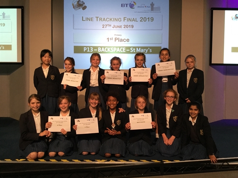 Year 5 triumph at RoboCupJunior Line Tracking UK National Primary Finals