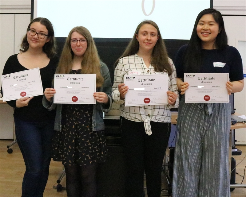 Sixth Formers 'graduate' from CAFOD Young Leaders programme