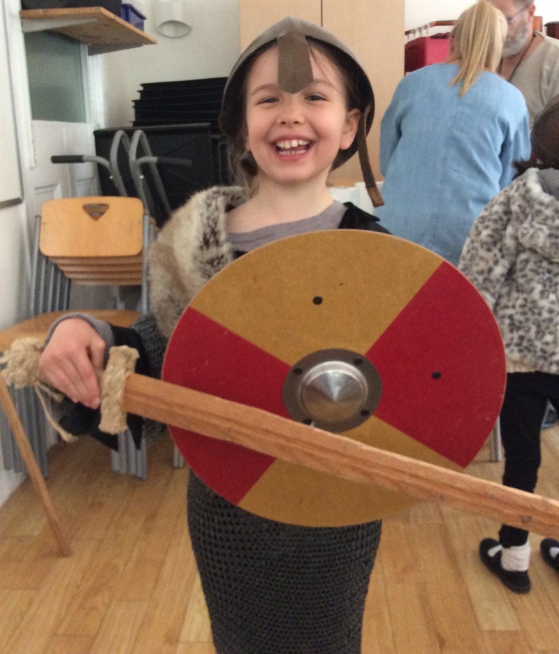 Year 3 travel back in time for 'Vikings Day'