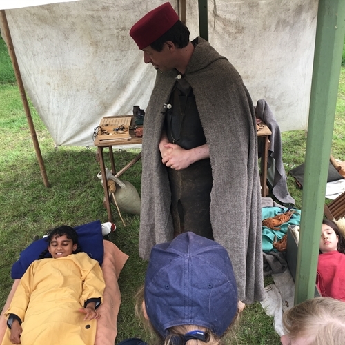 Year 4 attend Wimpole History Festival