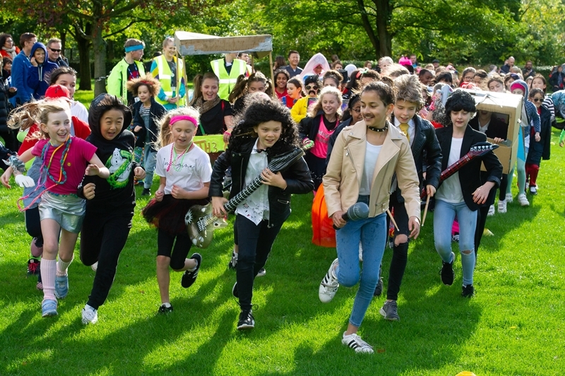 St Mary's students race back in time to raise money for charity