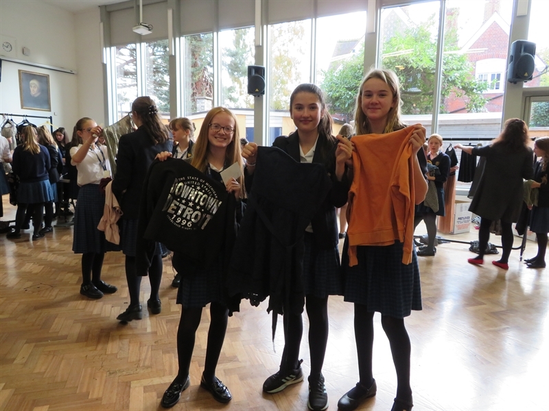 Clothes swap success at St Mary's