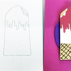 Ice lolly designs to improve pupil mental health May 2022
