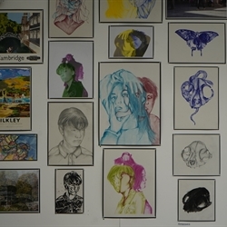 A snapshot of the Senior School and Sixth Form Art Exhibition June 2025