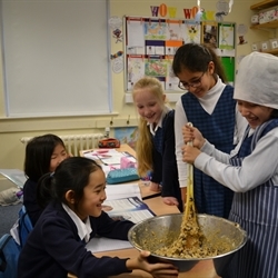 November 2018 - Christmas Pudding 'Stir Up' (Junior School)