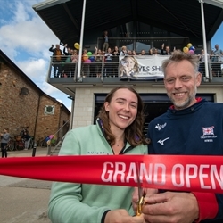 The opening of the boathouse